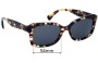 Sunglass Fix Verres de Remplacement pour Ralph Lauren RA 5239 - 54mm Wide 
