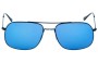 Ray Ban RB3595 Andrea Replacement Sunglass Lenses - Front View 