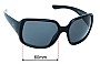Sunglass Fix Replacement Lenses for Ray Ban RB4347 - 60mm Wide 