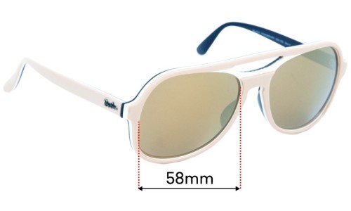 Ray-Ban RB4357 Powderhorn Lentes de Repuesto 58mm wide 