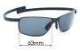 Sunglass Fix Replacement Lenses for Tag Heuer TH5021 Curve Series - 63mm Wide 