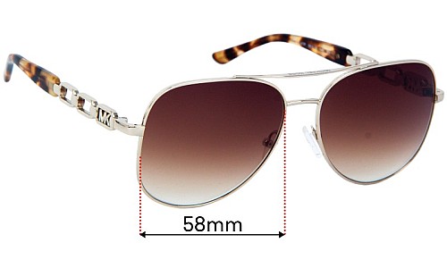 Michael Kors MK1121 Chianti Sunglasses Replacement Lenses 56mm  