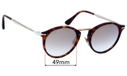Sunglass Fix Replacement Lenses for Persol 3166-S - 49mm Wide 