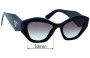 Sunglass Fix Replacement Lenses for Prada SPR07Y - 53mm Wide 
