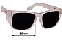 Sunglass Fix Replacement Lenses for Frontside Pro Choice - 55mm Wide 