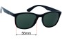 Sunglass Fix Verres de Remplacement pour Ray-Ban RB4374 - 56mm Wide 