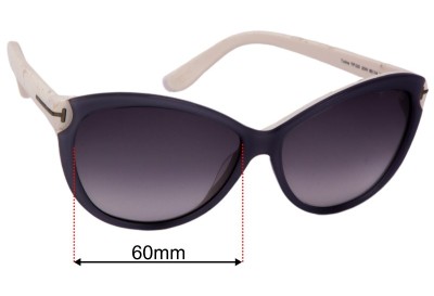 Tom Ford Telma TF325 Replacement Sunglass Lenses - 60mm wide 