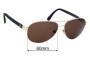 Sunglass Fix Replacement Lenses for Chanel 4204-Q - 60mm Wide 