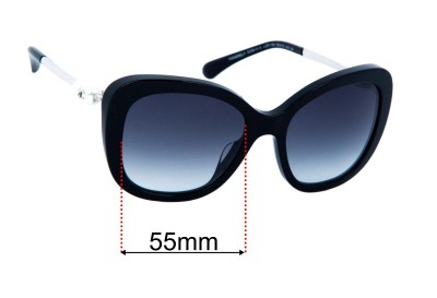 Chanel 5339-H-A Replacement Lenses 55mm wide 