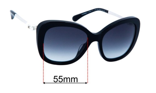Chanel 5339-H-A Replacement Sunglass Lenses 
