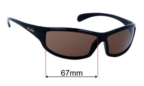 Dirty Dog Swivel Sunglasses Replacement Lenses - 67mm wide  