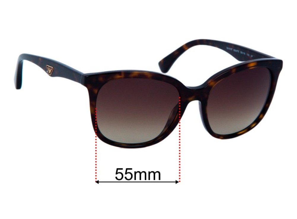 Emporio Armani EA4157 Replacement Lenses 55mm Emporio Armani EA4157 Replacement Lenses 55mm