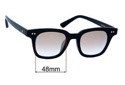 Gentle Monster South Side Replacement Lenses 48mm wide 