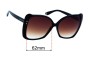 Sunglass Fix Replacement Lenses for Gucci GG0471S - 62mm Wide 