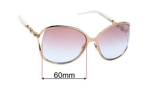 Sunglass Fix Replacement Lenses for Gucci GG4250/N/S - 60mm Wide 