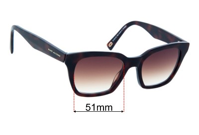 Marc by Marc Jacobs 16 Replacement Lenses 51mm wide 