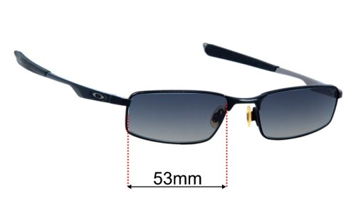Sunglass Fix Replacement Lenses for Oakley Socket 4.0 - 53mm Wide 