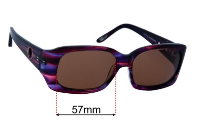 Oroton  Majorca Verres de Remplacement 57mm wide 