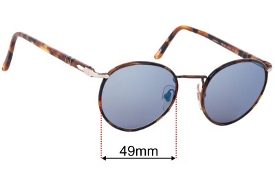 Persol 2422-S-J Replacement Lenses 49mm wide 