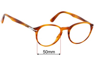 Persol 3162-V Replacement Lenses 50mm wide 