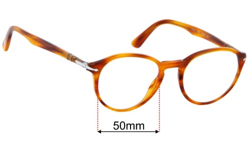 Sunglass Fix Replacement Lenses for Persol 3162-V - 50mm Wide 