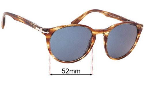 Sunglass Fix Replacement Lenses for Persol 3152-S - 52mm Wide 
