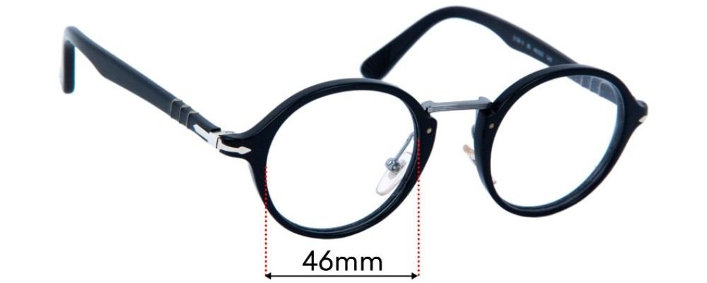 Sunglass Fix Replacement Lenses for Persol 3128-V - 46mm Wide