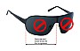 Police S8415 Replacement Sunglass Lenses 95mm 