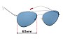 Sunglass Fix Replacement Lenses for Prada SPS50S & PS50SS - 60mm Wide 
