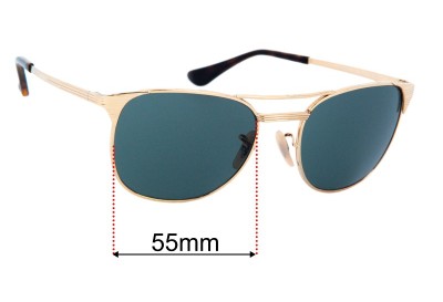 Ray Ban RB3429-M Replacement Lenses 55mm wide 