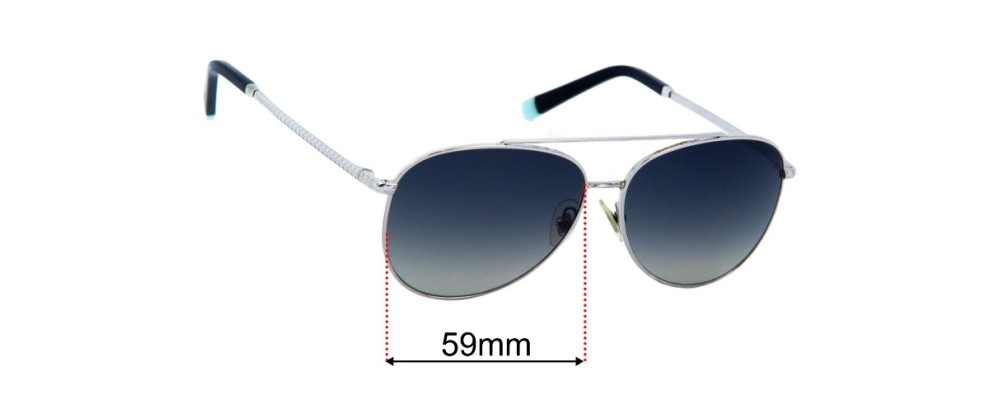 Replacement Lenses for Tiffany & Co TF3074 - 59mm Wide