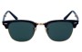 Ray Ban Folding Wayfarer RB2176 Replacement Lenses Front view 