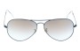 Ray Ban RB3689 Aviator Metal II Replacement Lenses Front View 