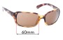 Sunglass Fix Replacement Lenses for Ray Ban RB4068 - 60mm Wide 