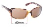 Sunglass Fix Verres de Remplacement pour Ray-Ban RB4068 - 60mm Wide 