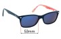 Sunglass Fix Replacement Lenses for Ray Ban RB5228 - 53mm Wide 