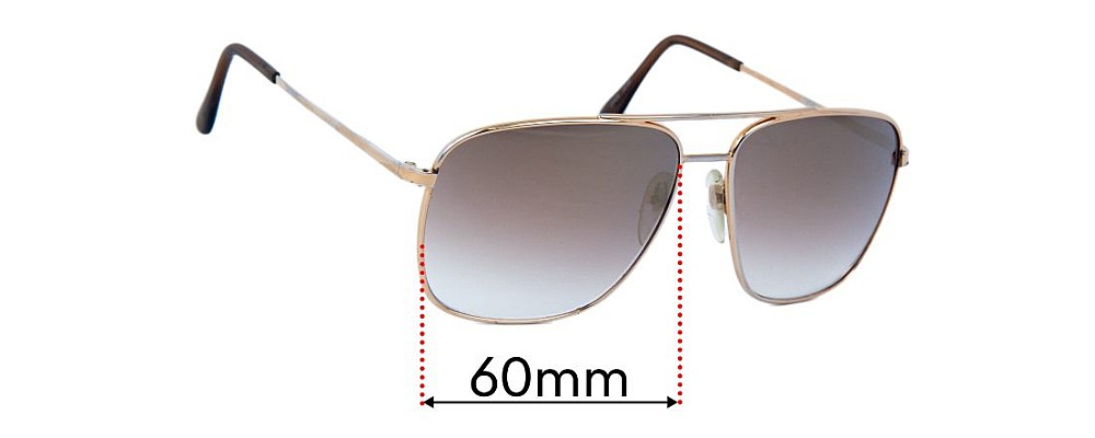 Sunglass Fix Replacement Lenses for Serengeti Drivers 5240L - 60mm Wide