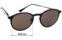 Sunglass Fix Replacement Lenses for Ray Ban RB4224 LightRay  - 49mm Wide 