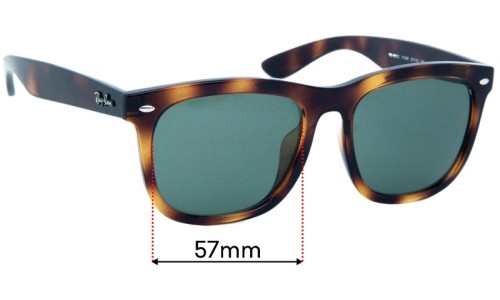 Ray Ban RB4260-D Replacement Lenses 57mm wide 