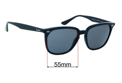 Ray Ban RB4362 Replacement Lenses 55mm wide 