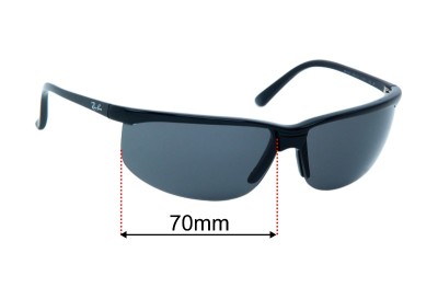 Ray Ban RB4021 Replacement Lenses 70mm wide 