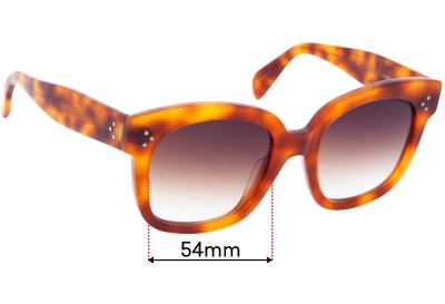 Celine CL 40169I Replacement Lenses 54mm wide 