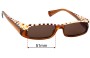 Sunglass Fix Lentes de Repuesto para Alain Mikli A0418 - 52mm Wide 