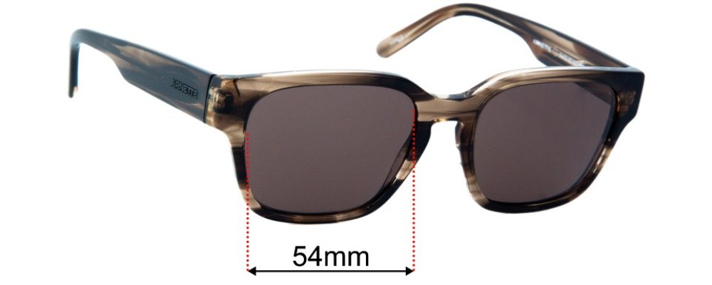 Sunglass Fix Replacement Lenses for Arnette AN4294 Type Z - 54mm Wide