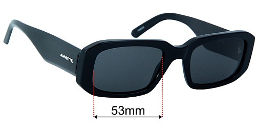 Arnette THEKIDD AN4318 53mm Replacement Lenses