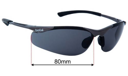 Bolle Contour II Replacement Lenses 80mm wide 