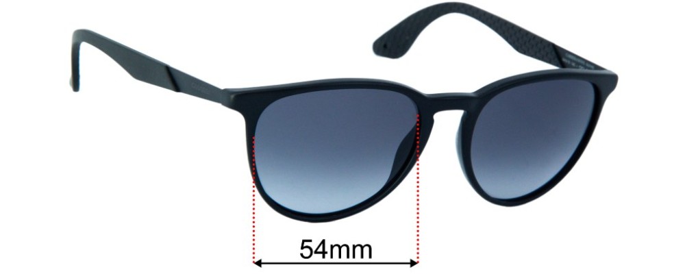 Sunglass Fix Replacement Lenses for Carrera 5019/s - 54mm Wide