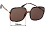 Sunglass Fix Replacement Lenses for Christian Dior Sostellaire1 - 59mm Wide 