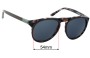 Sunglass Fix Replacement Lenses for Gucci GG1014/S - 54mm Wide 