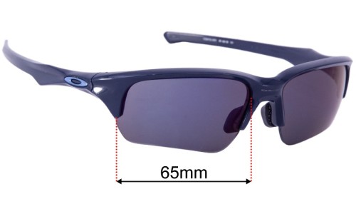 Oakley Flak Beta OO9372 (Low Bridge Fit) Lentes de Repuesto 65mm wide 